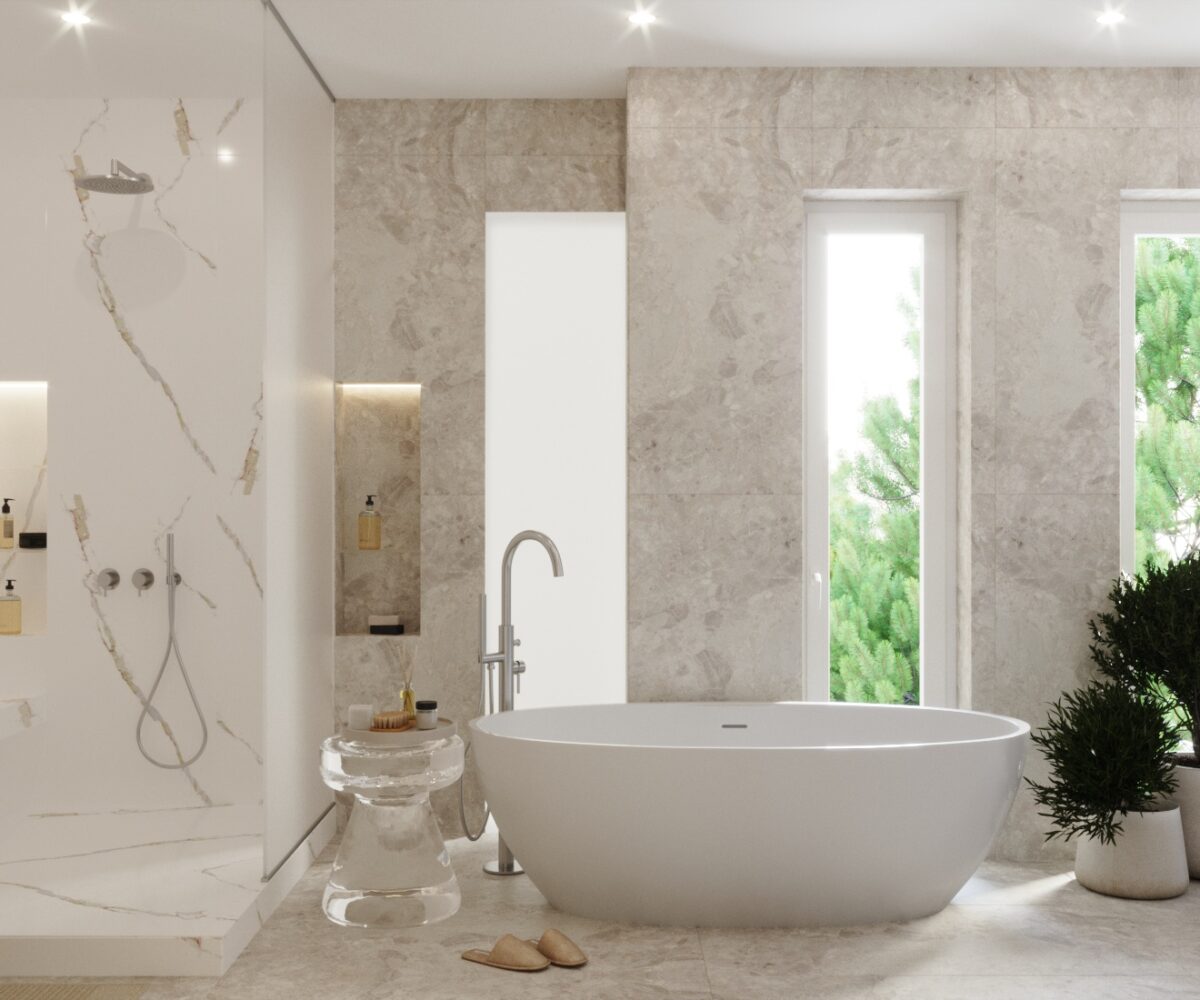 luxusná kúpeľňa design