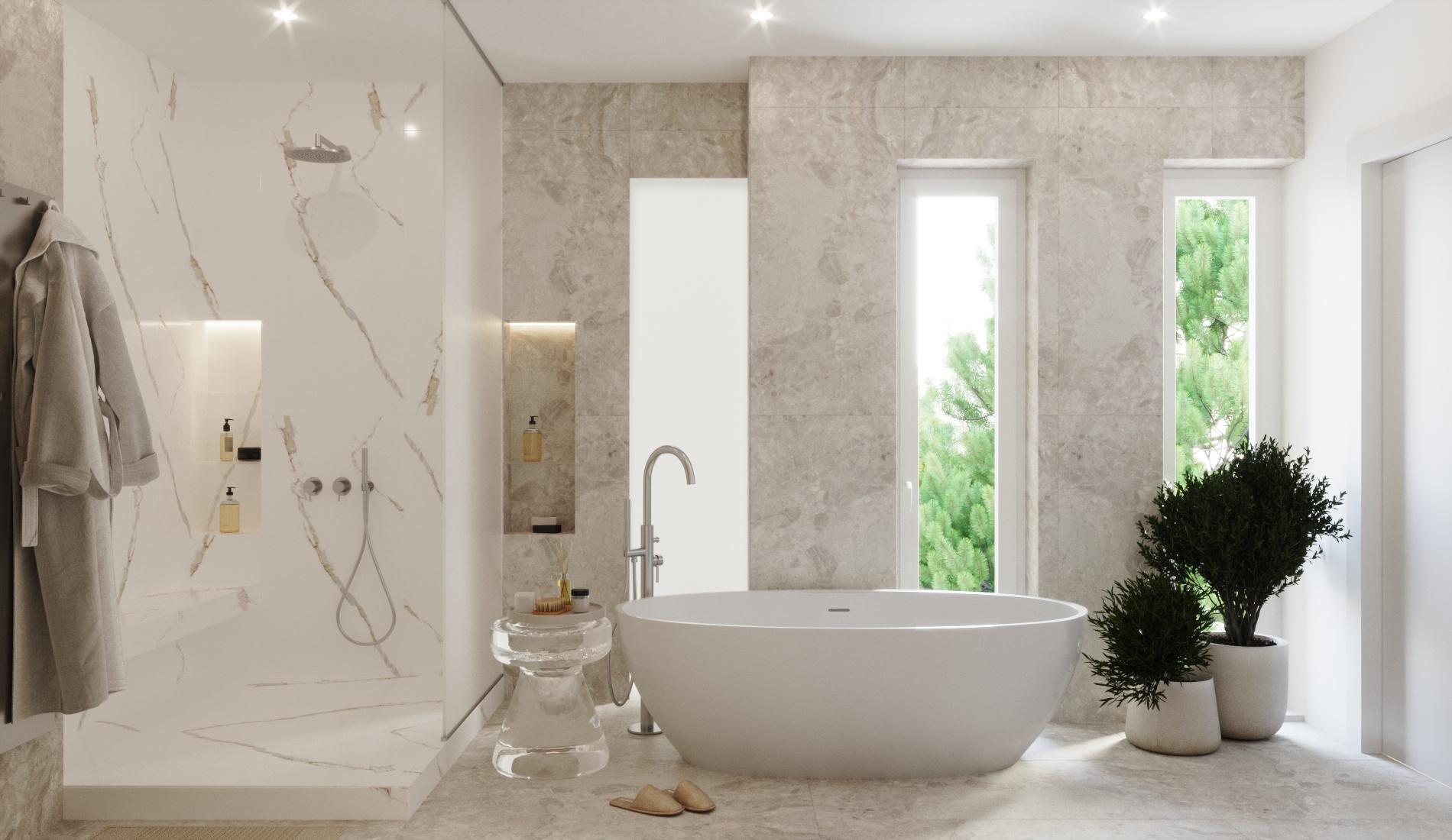 luxusná kúpeľňa design
