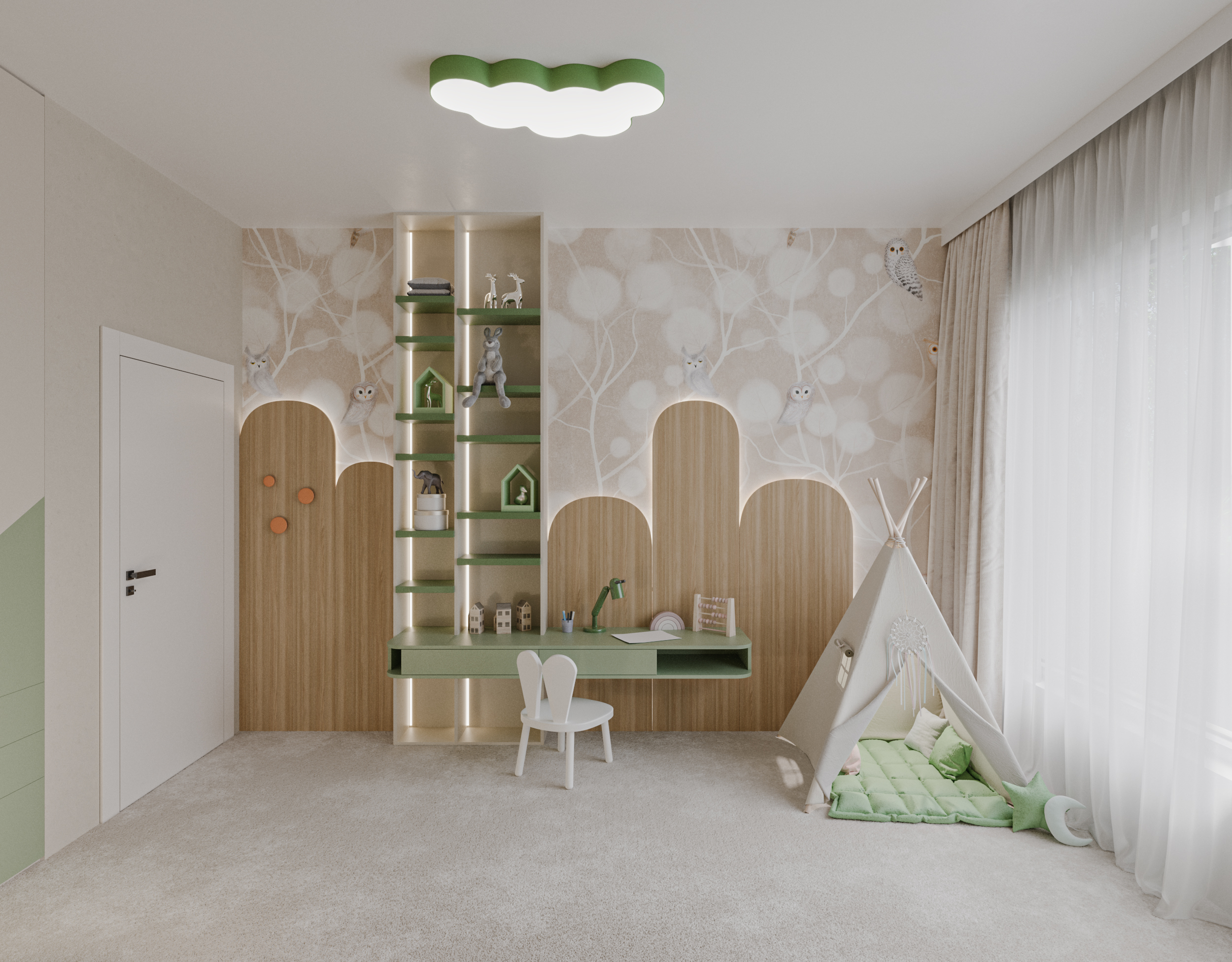 interiérový dizajn detskej izby Archideal