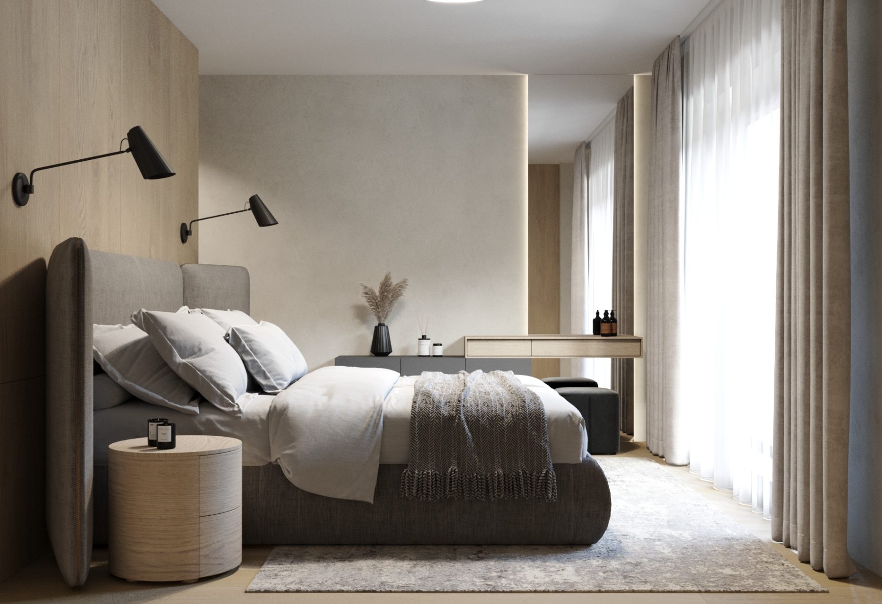 luxury masterbedroom interior studio Archideal