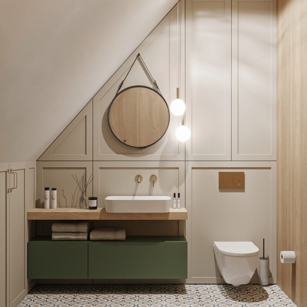 interiérový design wc