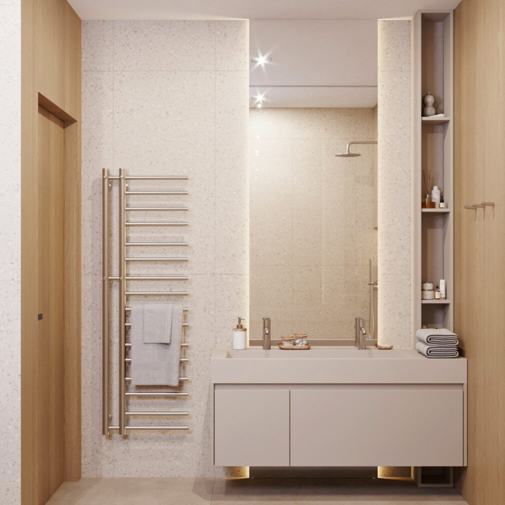 interierový dizajn koupelny