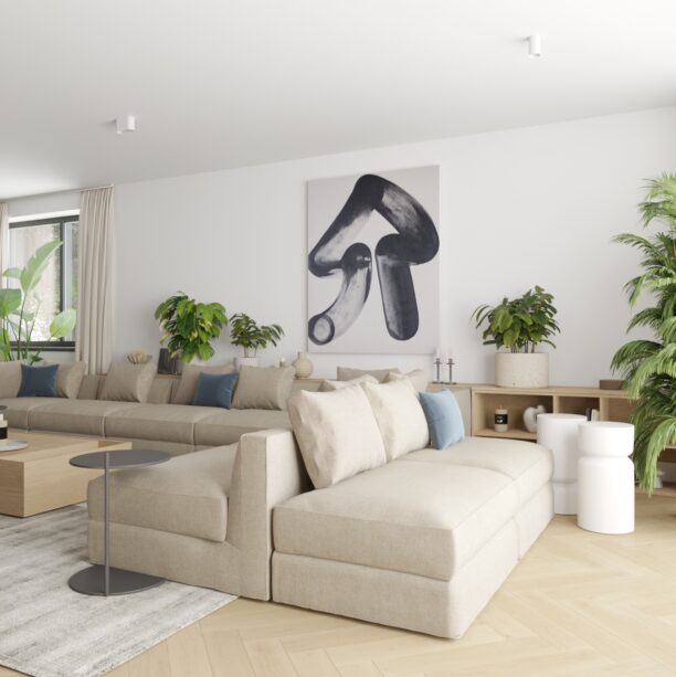 interiérový design obývacího prostoru
