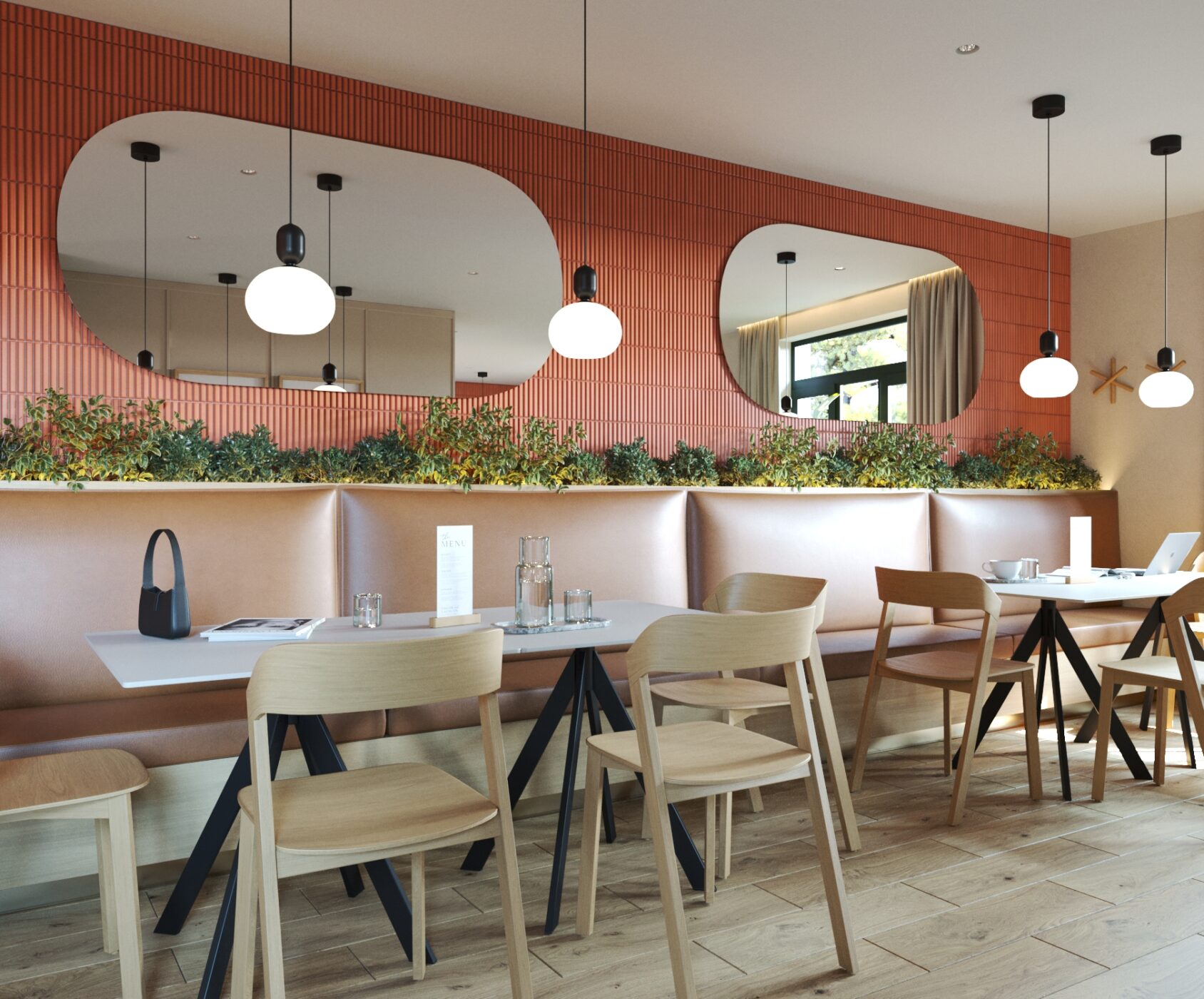 Návrh interiéru restaurace Kavárna Design