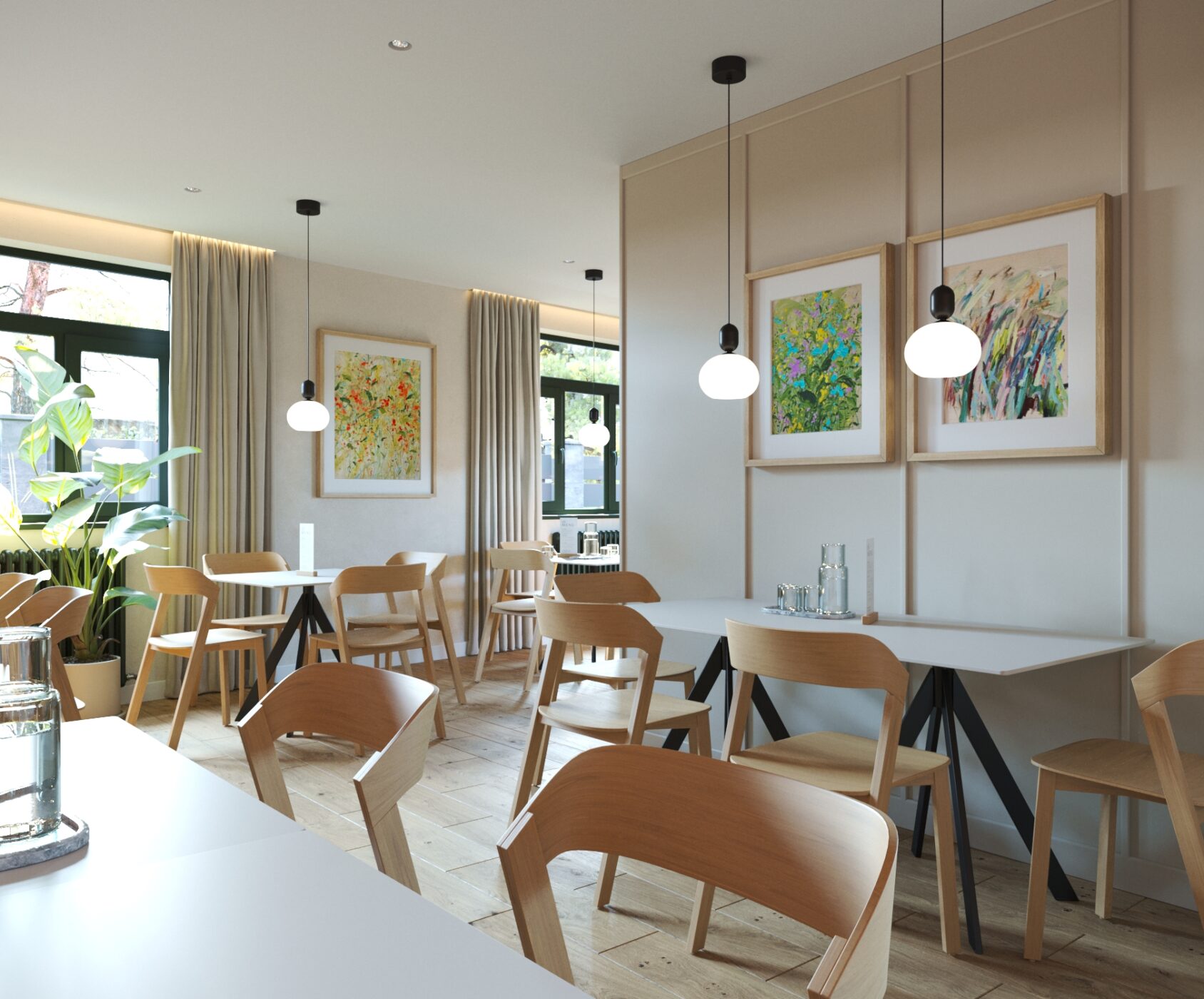 Návrh interiéru restaurace Interiérový Architekt Kavárna