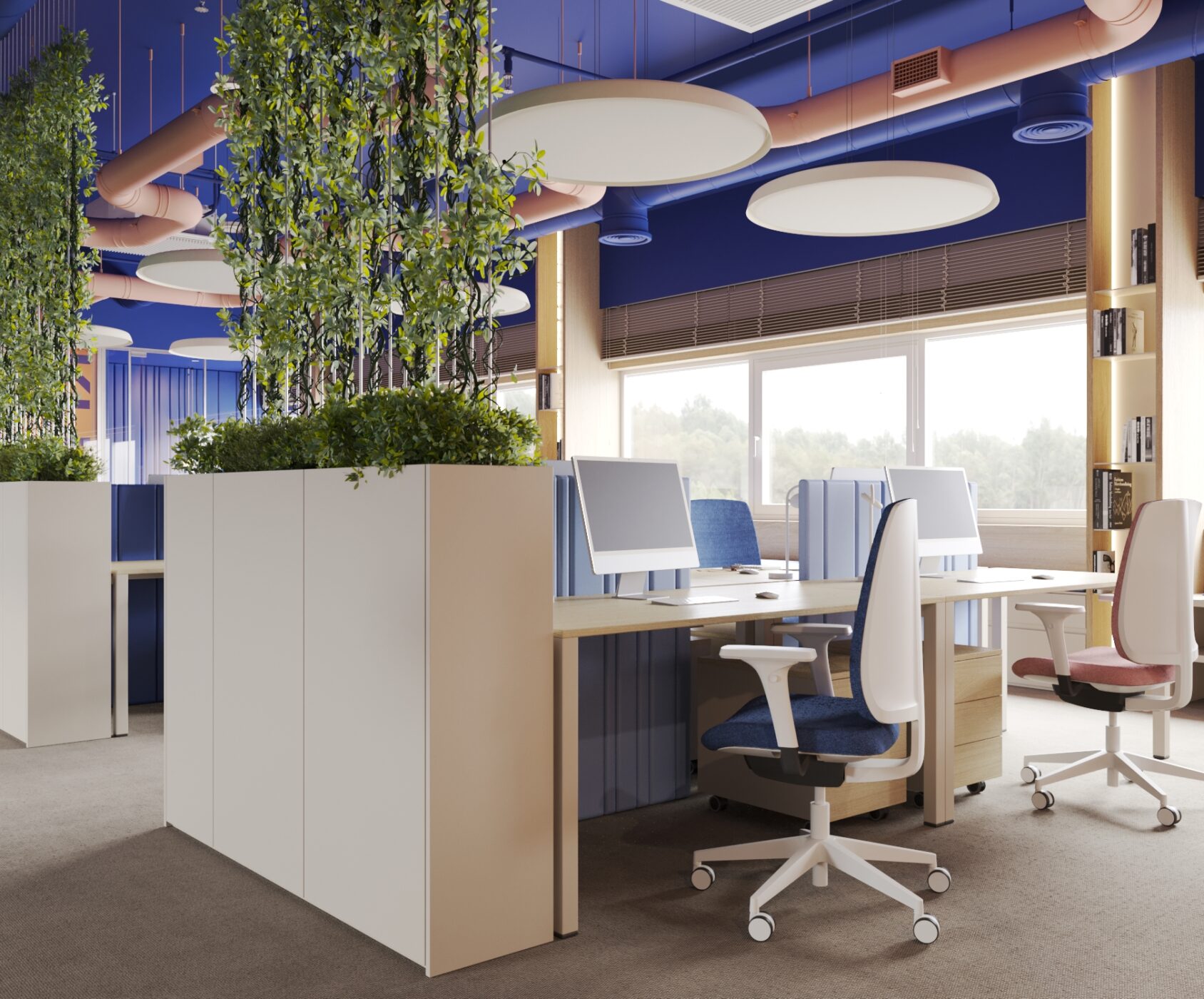 Návrh kancelářských prostor Open Working Space