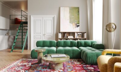 Airbnb Apartmán Praha, Mezanín Se Schodištěm