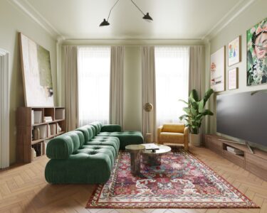 Airbnb Apartmán Praha, Obývací Pokoj